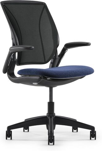 World One Ergonomic Desk Chair for Home Office, Height Adjustable Rolling Chairs for Desks, Black Mesh Office Chair with Built in Lumbar Support, Office Task Chair for Men Women… in Kuwait