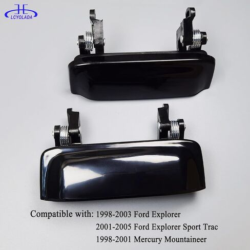 Set of 8 Exterior & Interior Door Handles for 1998-2003 Ford Explorer, 2001-2005 Ford Explorer Sport Trac, 1998-2001 Mercury Mountaineer, Replaces# 79102, 3L2Z7821818AAA,3L2Z7821819AAA in Saudi Arabia