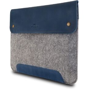 Megagear أصلي من الجلد وصوف MacBook Bag Bag Sleeve لـ MacBook Pro و MacBook Air Case 14 بوصة - 13 بوصة (M4 ، M3 ، M2 ، M2 ، M1 ، Pro ، أقصى) in Kuwait