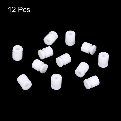 MECCANIXITY RC Anti Vibration Rubber Balls for RC F4 F7 Flight Controller M2x5.6mm Shock Absorption Balls (Clear), Pack of 12 in Saudi Arabia