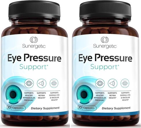 Premium Eye Pressure Support Supplement - Eye Pressure Supplement with Saffron, Lutein, Zeaxanthin, Bilberry & Pine Bark – Supports Healthy Eye Pressure, Ocular Health & Overall Vision – 30 Count in Kuwait
