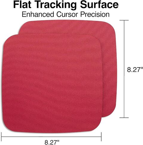 Staples 2498469 Mouse Pad Black 2/Pack (2498469) in Saudi Arabia