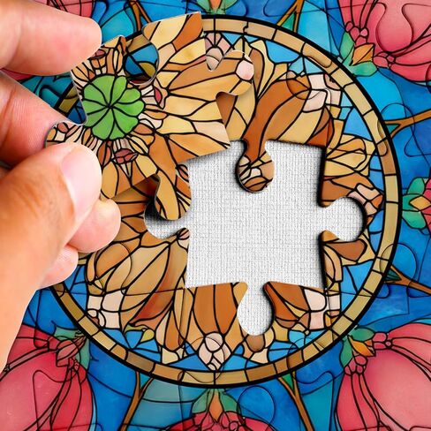 Colorful Flower Jigsaw Puzzle 1000 Piece for Adult, Dog Funny Pretty Sunflower Jigsaw Puzzles, Art Plant Rainbow Beautiful Floral Puzzle in Saudi Arabia