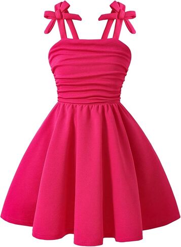 Wdirara Girl's Boy Slyveless A Line Mini Dress in Kuwait