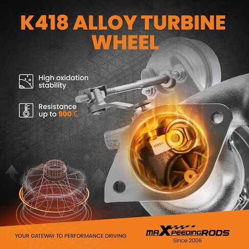 maXpeedingrods Turbo Turbocharger Kit Left Side for Ford F150 Pickup 2.7L V6 EcoBoost 2015-2017, FL3Z-6K682-D FL3Z-6K682-A FL3Z-6K682-C, Basic VL Series in Saudi Arabia