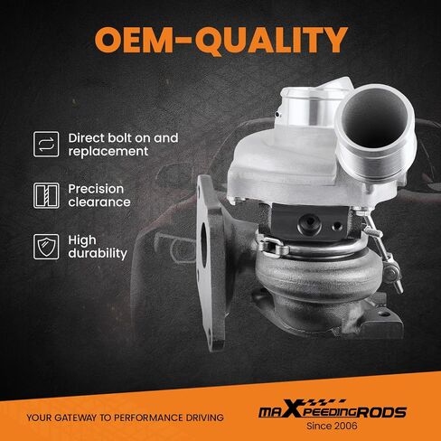 maXpeedingrods Turbo Turbocharger Kit Left Side for Ford F150 Pickup 2.7L V6 EcoBoost 2015-2017, FL3Z-6K682-D FL3Z-6K682-A FL3Z-6K682-C, Basic VL Series in Saudi Arabia