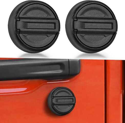 ثقب المفتاح يتوافق مع 2018-2025 Jeep Wrangler JL و Gladiator JT Front Door ، وملحقات ديكور ثقب مفتاح المغناطيس القوية لحماية قفل الباب (نمط النسر) in Kuwait