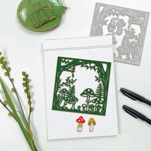 GLOBLELAND Spring Leaves Cutting Dies for DIY Scrapbooking Metal Plants Fern Cut Dies Tropical Leaves Die Cuts for Card Making Embossing Photo Album Craft Decor in Saudi Arabia