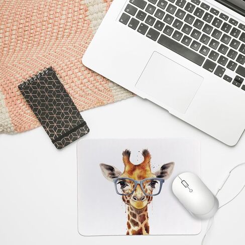 Rusenbao Western Mouse Pad, Western Desk Accessories, Howdy Small Mouse Pads for Desk, Non-Slip Rubber Base Mouse Pads for Wireless Mouse, Computers, Laptop, Office, 9.5x7.9 Inch in Kuwait