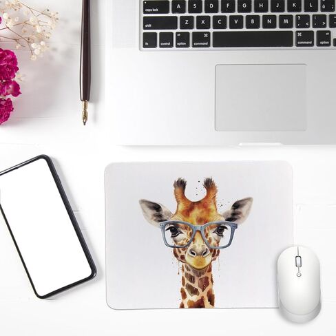 Rusenbao Western Mouse Pad, Western Desk Accessories, Howdy Small Mouse Pads for Desk, Non-Slip Rubber Base Mouse Pads for Wireless Mouse, Computers, Laptop, Office, 9.5x7.9 Inch in Kuwait