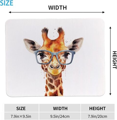 Rusenbao Western Mouse Pad, Western Desk Accessories, Howdy Small Mouse Pads for Desk, Non-Slip Rubber Base Mouse Pads for Wireless Mouse, Computers, Laptop, Office, 9.5x7.9 Inch in Kuwait