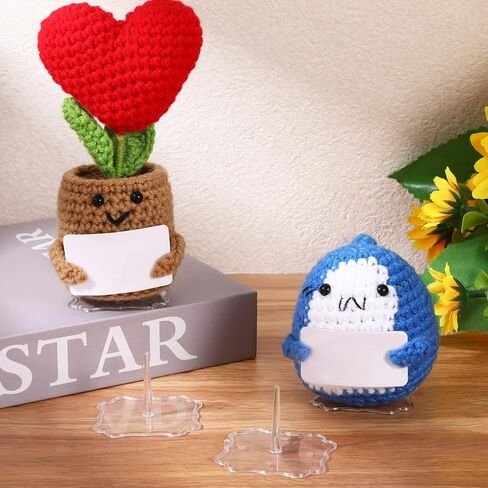 10 PCS Crochet Doll تعني دعم المخلل العاطفي ، وقصة شاشة Doll Crystal ، قاعدة عرض الشكل ، قاعدة أرقام عمل ، مناسبة لجمع المنزل ، وتستخدم لدعم قلادة الدبوس (دائرية) in Kuwait