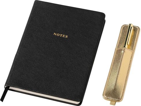 Eccolo Medium Lined Journal Notebook, Flexible Cover, A5 Writing Journal, 256 Ruled Ivory Pages, Ribbon Bookmark, Lay Flat, Notebook for Work or School, Palms (Green, 5.75-x-8.25 inches) in Kuwait