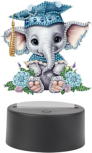 Tdferan Diamond Painting LED LED LID DIY TREND PEPPLENT MAIMOND ART KITS for البالغين مصباح الماس غرفة الغرفة الأضواء in Kuwait