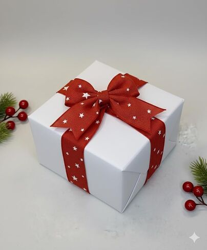 Aayu 3inch x 15ft brlap Star Star Print ، منتج طبيعي وصديق للبيئة (Navy Blue ، 3 بوصات) in Kuwait