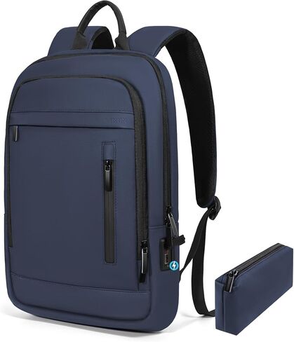 Backpack for Men Lightweight Business Laptop Backpack for 15.6 Inch Computer Bag Slim Anti-Theft Backpack for Commuting Work Office College Travel (with a Small Bag) in Saudi Arabia