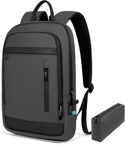 Backpack for Men Lightweight Business Laptop Backpack for 15.6 Inch Computer Bag Slim Anti-Theft Backpack for Commuting Work Office College Travel (with a Small Bag) in Saudi Arabia