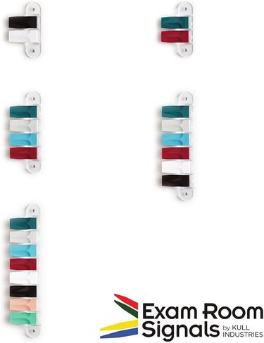 إشارات غرفة الفحص - Kull Industries - أعلام الأبواب الطبية باللون الأسود والأبيض والرمادي للمستشفيات ومكاتب الأطباء والعيادات (7 بوصة) in Kuwait