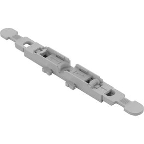 221-2501 | WAGO 221 Series mounting Carrier for Inline Connector | with Strain Relief | 1-Way | for Screw mounting | Gray | [Box of 10 Pieces] in Kuwait