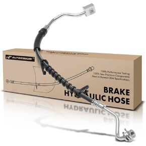 A-Premium Front Passenger Brake Hydraulic Hose Compatible with Ford and Mazda Models - Ranger 1995-1997, B2300/B3000/B4000 1995-1997