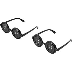 PUCAPOCO Button Eyes Glasses for Halloween Costume Party Decorations
