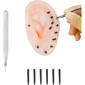 Funny Pimple Popping Stress Relief Toy Set Squeeze Out Blackheads in Nose to Relieve Stress Novelty Toys Gifts (A)