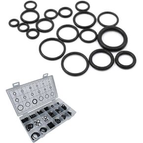 270PCS Car O-Ring Assortment Kit Set, Rubber O-Ring Seal Kit, Automotive General Purpose Gasket Washer for Professional Plumbing, Faucet, Mechanic, Repairs, Air or Gas Connections (Green)