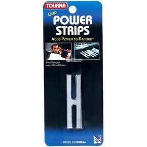 Tourna Unique Lead Power Strip Tennis Racquet Racket Tape 3.62 g Each Pack of 6