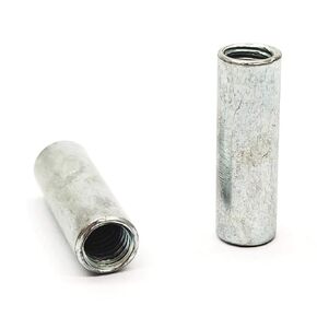 M8-1.25x28mm Round Rod Coupling Nut Round Coupling Connector Nuts Round Coupling Connector Nuts 15pcs