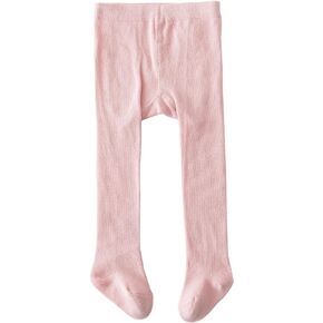 BULINGNA Cute Infant Baby Girl Tights Solid Color Knit Leggings Stockings Warm Pantyhose for Baby 6-24 Months