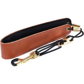 GEEK Professional EWI Strap Electronic Wind Instrument&Aerophone Neck Strap with Microfiber Leather Adjustable Slider Metal Hook Relieve Neck Pressure Save Labour for AKAI EWI4000S/5000/SOLO Roland