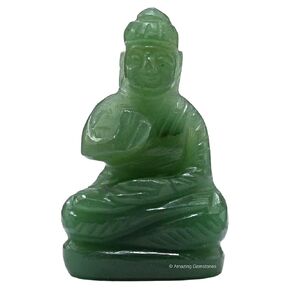 Lapis Lazuli Crystal Buddah Statue for Home - Breathing Buddha Decor Statue Figurine for Zen - Adornos Decoraciones Para Salas de Casa