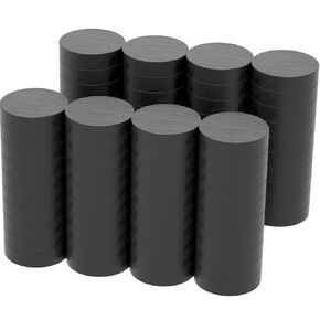 120 Pcs Magners for Crafts,18mm(0.709 inch) Strong Ceramic Industrial Magnets,Tiny Flat Ferrite Dics Magneys for Refrigerator,DIY,Science Projects & School Crafts