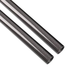 FANCYWING 500mm (19.6 inches) 12mm x 14mm x 500mm Carbon Fiber Tubes Glossy Surface 3K Roll Wrapped 100% Pure for Quadcopter Multicopter (2PCS) …