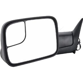 ZAPOSTS Towing Mirrors Replacement Fit forfor 1994 1995 1996 1997 DodgeRam 1500,Ram 2500 Ram 3500.Pickup Truck Power Adjustment No Heated Manual folding Side View Mirror Driver Side