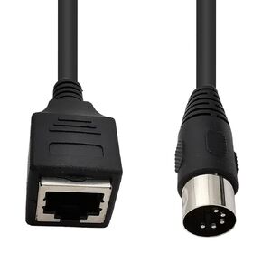 Seadream MIDI DIN 5Pin Male to RJ45 Female Adapter Cable (1.64FT)