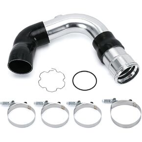 PTNHZ Cold Side Intercooler Pipe Kit Compatible For 2011-2016 Ford F-250 F-350 F-450 F-550 Super Duty 6.7L Powerstroke Diesel 6.7 BC3Z6F073A BC3Z6F073B