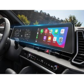 YEE PIN 2023 2024 Sportage Screen Protector for 2023 2024 Kia Sportage (NQ5) 12.3-Inch Dual Panoramic Arced Digital Display Compatible with 2023 Kia Sportage LX, EX, SX, SX-Prestige, X-Line US Version