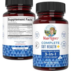 MaryRuth's 3-in-1 Probiotics for Complete Gut Health | Gut Health Supplement for Women & Men | Probiotic for Digestion & Immune Support | 50 Billion CFU | 30 Count