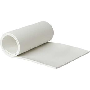 1/8" Thick 12" x 24" Food Grade Off-White Neoprene Rubber Sheet