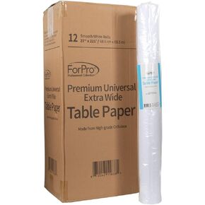 ForPro Premium Universal Extra Wide Table Paper, Smooth, Wrinkle-Resistant, 27 Inches W x 225 Feet L, 2.9 lbs in Saudi Arabia