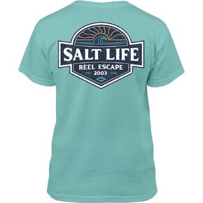 Salt Life Girl's Easy Days Youth Short Sleeve Classic Fit Shirt