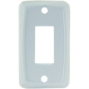 JR Products 12855 Black Single Switch Face Plate