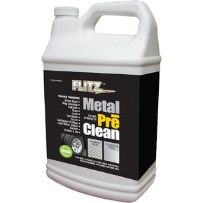 Flitz Industrial Strength Metal Pre Clean to Remove Corrosion, Rust, Calcium, Lime and More, Works in 60 Seconds, Gallon