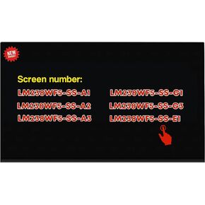 23.8" LCD Replacement for LM238WF5(SS)(A1) LM238WF5 SS A1 FRU 01AG977 01AG978 01AG986 01AG978-RB Display Panel 854572-003 LM238WF5-SSA1 FHD 1920×1080 30pins 60Hz(Touch Version)