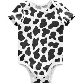 Ollabaky Unisex Baby Bodysuits Short-Sleeve Cotton Baby Clothes for Girls Boys 0-24 Months