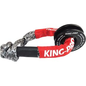 KING-PRO Recovery Ring 7/16"x20" 2PCS Soft Shackle 35,000lbs Breaking Strength with Snatch Ring 45,000lbs for Full-Size Truck Large SUVs Offroad Vehicels (2 Shackle and a Ring)