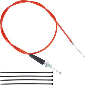 50 Inch Mini Bike Throttle Cable for 196cc 200cc MB165 MB200 5.5HP 6.5HP Pit Bike Warrior Heat CT100U CT200U CT200U-EX Motovox MBX10 MBX11 MBX12 Mini Bike Red