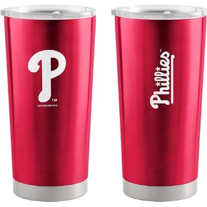 Logo Brands 522-S20T-1: Philadelphia Phillies 20oz Gameday Stainless Tumbler