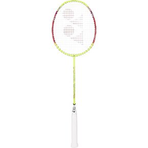 Yonex Badminton Racquet, Nanoflare 002 Ability Lime G4 4U, Graphite, 83.0 grams, 4 1/2 inches Grip Size, Indoor Use, Intermediate Skill Level